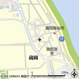新潟県新潟市江南区蔵岡312周辺の地図