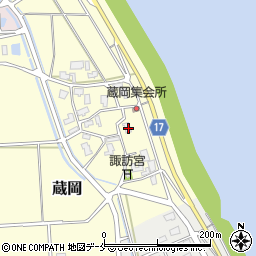 新潟県新潟市江南区蔵岡318周辺の地図