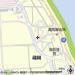 新潟県新潟市江南区蔵岡111周辺の地図