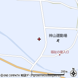 山形県米沢市万世町梓山5495周辺の地図