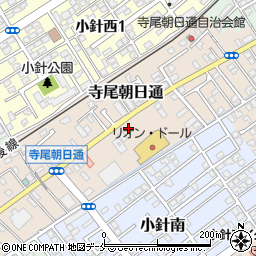 新潟県新潟市西区寺尾朝日通周辺の地図