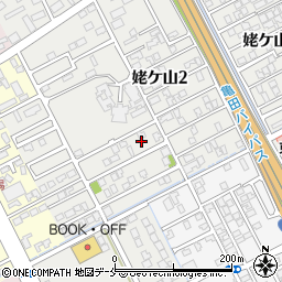 新潟県新潟市中央区姥ケ山2丁目12周辺の地図