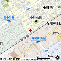 新潟県新潟市西区小針西1丁目14-5周辺の地図