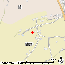 福島県相馬郡新地町埓木崎熊野周辺の地図