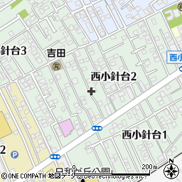 新潟県新潟市西区西小針台周辺の地図