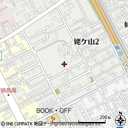 新潟県新潟市中央区姥ケ山2丁目周辺の地図