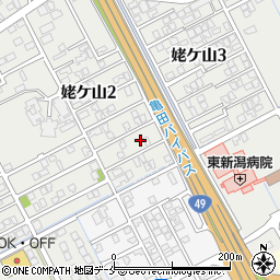 新潟県新潟市中央区姥ケ山2丁目26周辺の地図