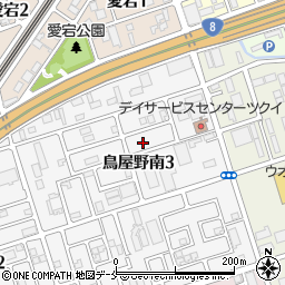 新潟県新潟市中央区鳥屋野南3丁目4-9周辺の地図