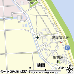 新潟県新潟市江南区蔵岡133周辺の地図