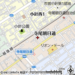 新潟県新潟市西区寺尾朝日通13-12周辺の地図