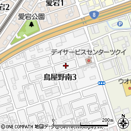 新潟県新潟市中央区鳥屋野南3丁目4周辺の地図
