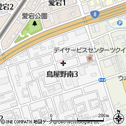 新潟県新潟市中央区鳥屋野南3丁目4-17周辺の地図