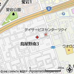 新潟県新潟市中央区鳥屋野南3丁目4-5周辺の地図