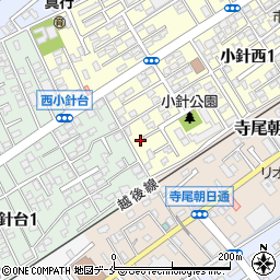 新潟県新潟市西区小針西1丁目14-34周辺の地図
