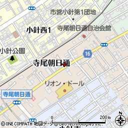 新潟県新潟市西区寺尾朝日通12周辺の地図
