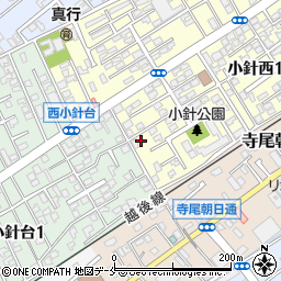 新潟県新潟市西区小針西1丁目14-21周辺の地図