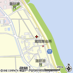 新潟県新潟市江南区蔵岡26周辺の地図