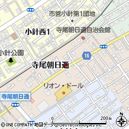 新潟県新潟市西区寺尾朝日通12-1周辺の地図
