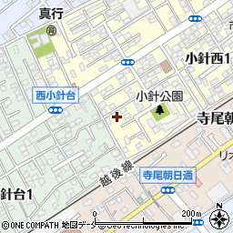 新潟県新潟市西区小針西1丁目14-22周辺の地図