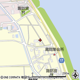 新潟県新潟市江南区蔵岡29周辺の地図
