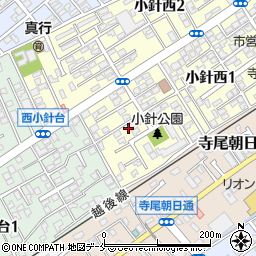 新潟県新潟市西区小針西1丁目14-26周辺の地図