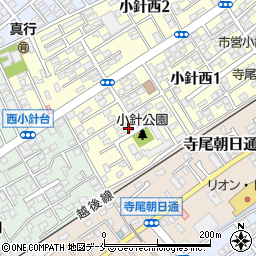 新潟県新潟市西区小針西1丁目14-32周辺の地図