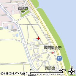 新潟県新潟市江南区蔵岡31周辺の地図