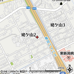 新潟県新潟市中央区姥ケ山2丁目24周辺の地図