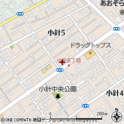 明光義塾小針教室周辺の地図