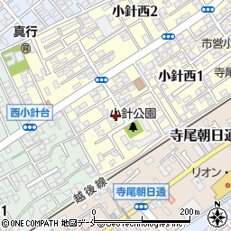 新潟県新潟市西区小針西1丁目14-29周辺の地図