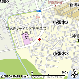 株式会社カチタス　新潟店東エリア周辺の地図