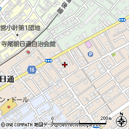 新潟県新潟市西区寺尾朝日通5周辺の地図