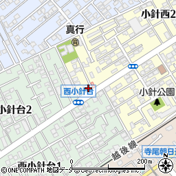 新潟県新潟市西区小針西2丁目12-15周辺の地図