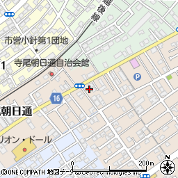 新潟県新潟市西区寺尾朝日通5-21周辺の地図