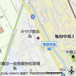 ファミリーマート亀田大月店周辺の地図
