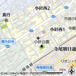 新潟県新潟市西区小針西1丁目12-19周辺の地図