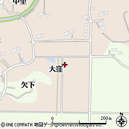 福島県相馬郡新地町福田大窪周辺の地図