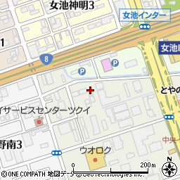 アキュテック株式会社　新潟支店周辺の地図
