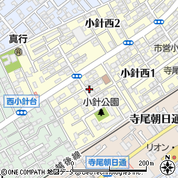 新潟県新潟市西区小針西1丁目12-20周辺の地図