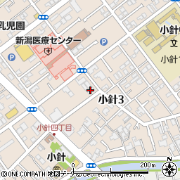 新潟ヤクルト販売小針センター周辺の地図