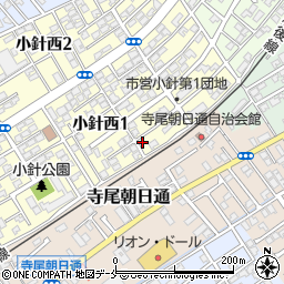 新潟県新潟市西区小針西1丁目9-13周辺の地図