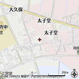 新潟県新潟市北区太子堂85周辺の地図