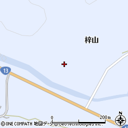 山形県米沢市万世町梓山790周辺の地図