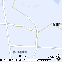 山形県米沢市万世町梓山441周辺の地図