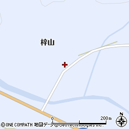 山形県米沢市万世町梓山655周辺の地図