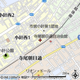 新潟県新潟市西区小針西1丁目9周辺の地図