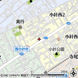 新潟県新潟市西区小針西2丁目10周辺の地図