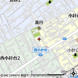 新潟県新潟市西区小針西2丁目12-2周辺の地図