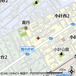 新潟県新潟市西区小針西2丁目9-15周辺の地図