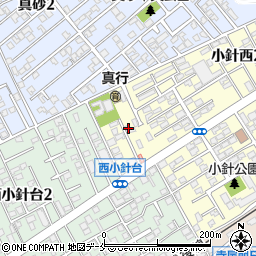 新潟県新潟市西区小針西2丁目11-13周辺の地図